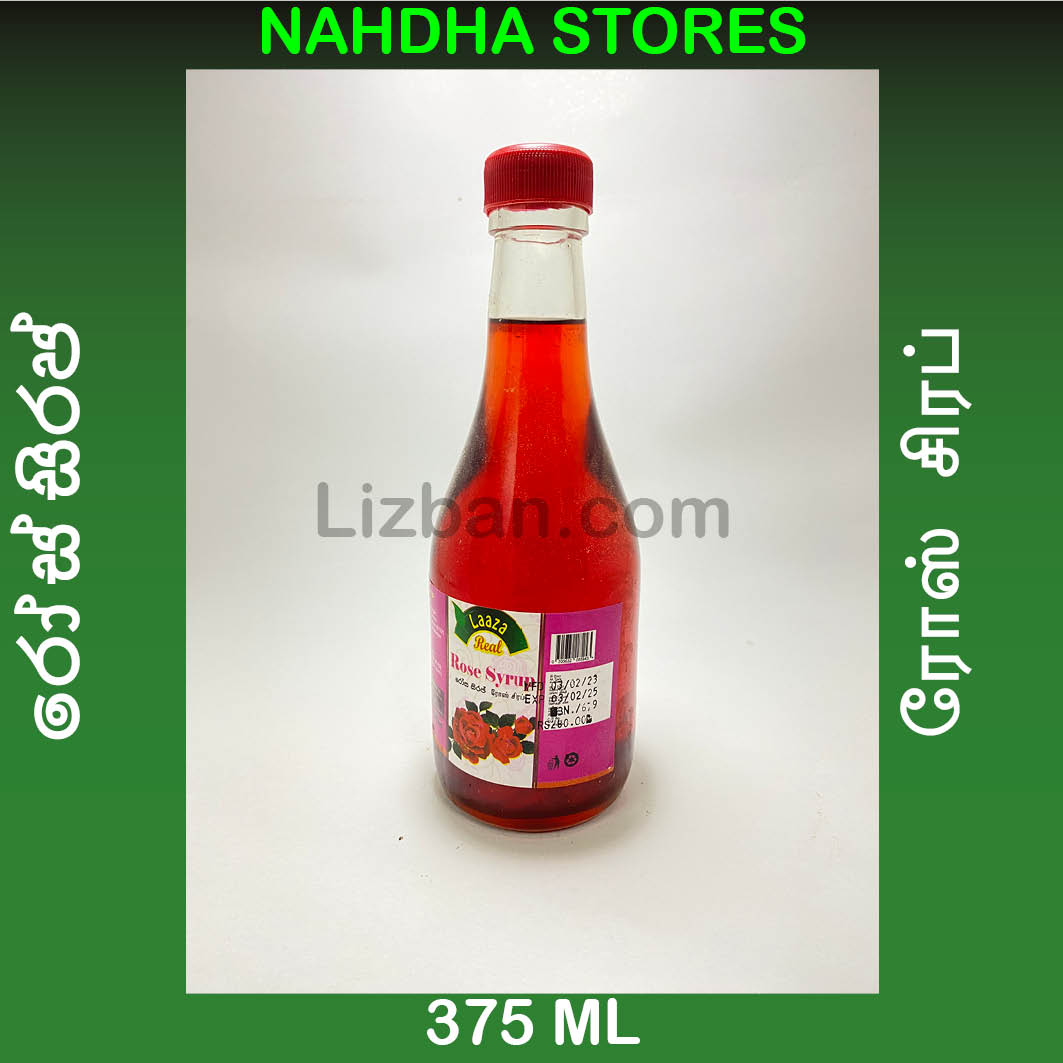 Laaza Rose Syrup - 375 ML